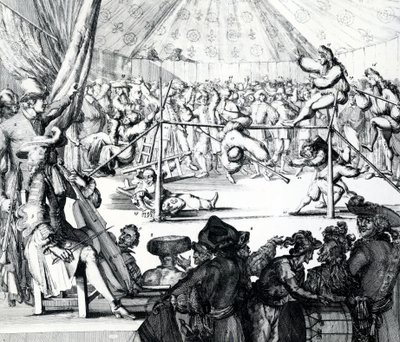 Palkka, joka putoaa, 1697 tekijältä Romeyn de Hooghe