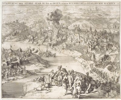 Budan piiritys vuonna 1541, 1686 tekijältä Romeyn de Hooghe