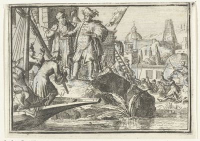 Pamfletin otsikkosivu: Ajeltu toivo, 1702 Ajeltu toivo (otsikko esineessä) Esopus in Europe (sarjan nimi) tekijältä Romeyn de Hooghe