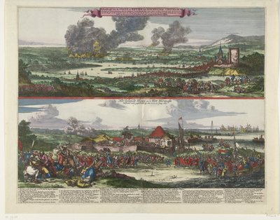 Matka Chathamiin ja Sheppeyn saaren valloitus, 1667 Kuva Rochesterin, Chethamin jne. Stadtista ja revieristä / Het Eylandt Shepey ja 