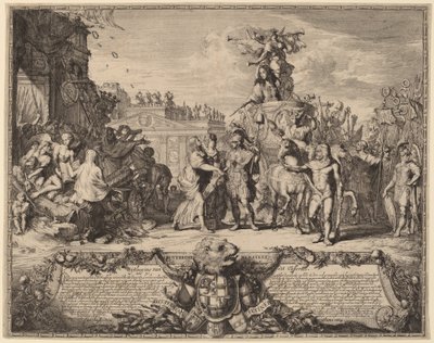 Uytrecht Restores (The Capture of Utrecht, 1673) tekijältä Romeyn de Hooghe