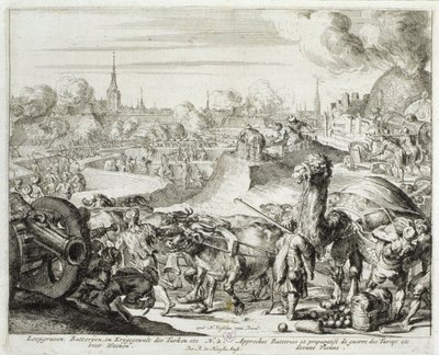 Wienin painosykli, Turkin asema Wienissä, 1683 tekijältä Romeyn de Hooghe