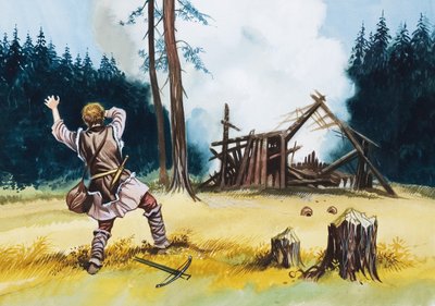 Räjähtävä mökki tekijältä Ron Embleton