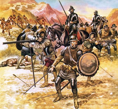 Francisco de Coronadon retkikunta Amerikan länteen tekijältä Ron Embleton