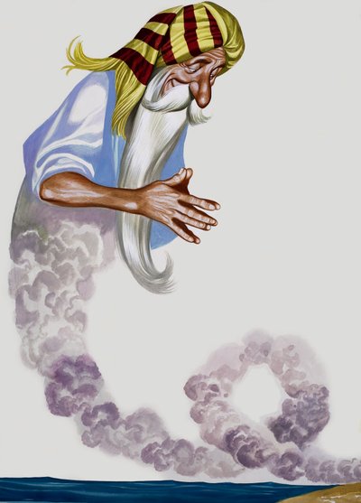 Genie (guassi paperille) tekijältä Ron Embleton