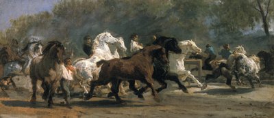 Hevosmarkkinatutkimus, 1852-54 tekijältä Rosa Bonheur