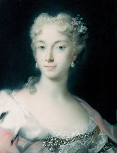 Maria Teresa, Habsburgin arkkiherttuatar 1717-1780, 1730 tekijältä Rosalba Giovanna Carriera
