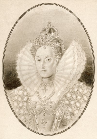 Elizabeth I, eli The Virgin Queen, Gloriana tai Good Queen Bess, Living Biographies of Famous Rulers -sarjasta. tekijältä Ross Gordon