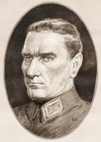 Mustafa Kemal Atatürk, elokuvasta Living Biographies of Famous Men tekijältä Ross Gordon