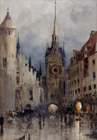 Katunäkymä Münchenissä tekijältä Ross Turner