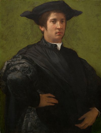 Miehen muotokuva tekijältä Rosso Fiorentino