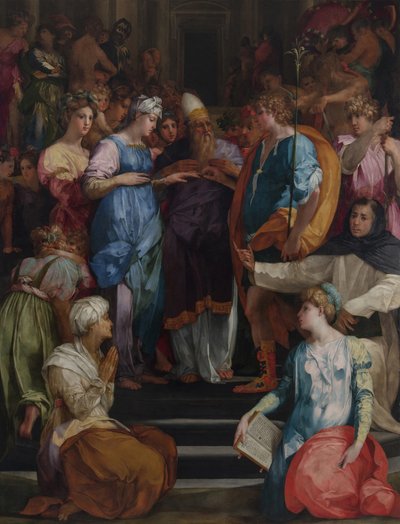 Neitsyt Pala Ginorin häät 1523 tekijältä Rosso Fiorentino