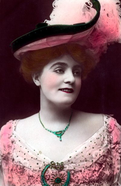 Evie Greene 1875-1917, englantilainen näyttelijä, 1906. tekijältä Rotary Photo