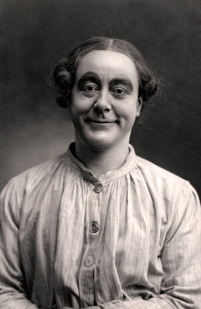 George Robey 1869-1954, musiikkisalin viihdyttäjä, 1907. tekijältä Rotary Photo