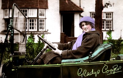 Gladys Cooper 1888-1971, englantilainen näyttelijä, 1900-luvun alku. tekijältä Rotary Photo