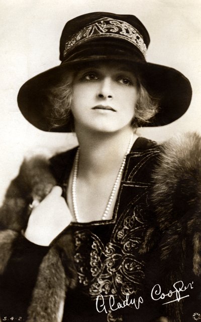 Gladys Cooper 1888-1971, englantilainen näyttelijä, 1900-luvun alku. tekijältä Rotary Photo
