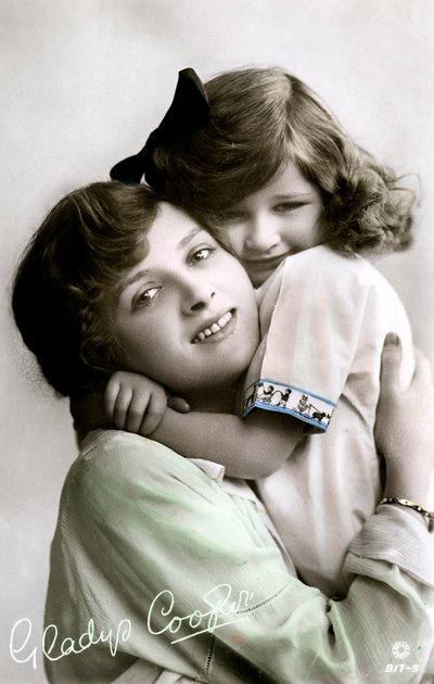 Gladys Cooper 1888-1971, englantilainen näyttelijä, 1900-luvun alku. tekijältä Rotary Photo