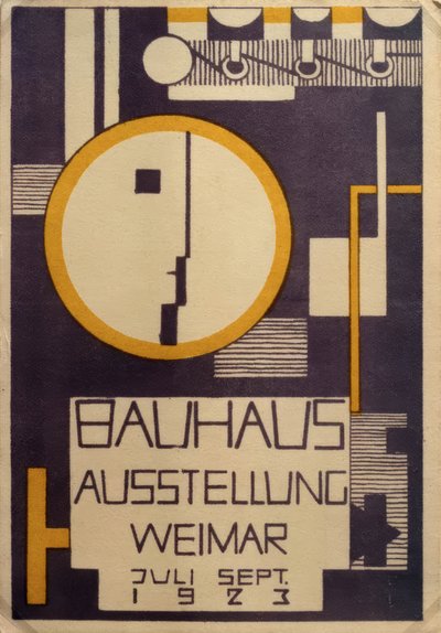 Bauhaus-näyttely Weimarissa heinä-syyskuussa 1923 tekijältä Rudolf Baschant