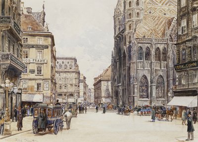 Stephansplatz, Wien, tekijältä Rudolf Bernt