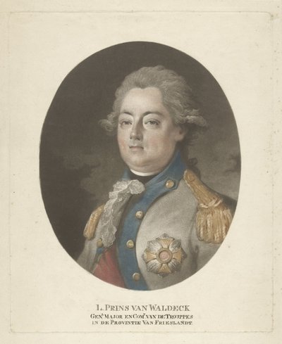 Waldeckin prinssi Louisin muotokuva tekijältä Rudolf Henzi
