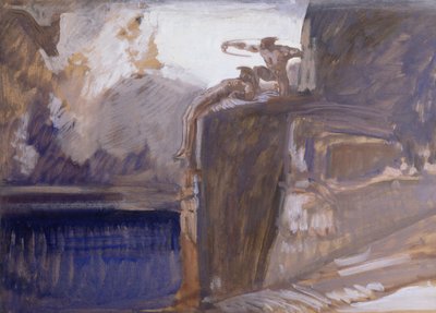 Prometheuksen vapautuminen (öljy kortille) tekijältä Rudolf Jettmar