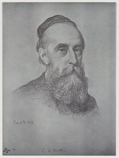 George Frederick Watts (litho) tekijältä Rudolf Lehmann