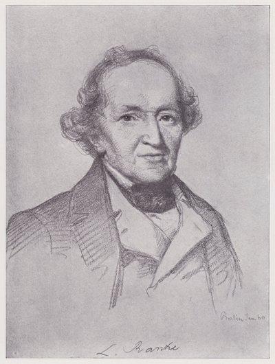 Leopold Von Ranke (litho) tekijältä Rudolf Lehmann
