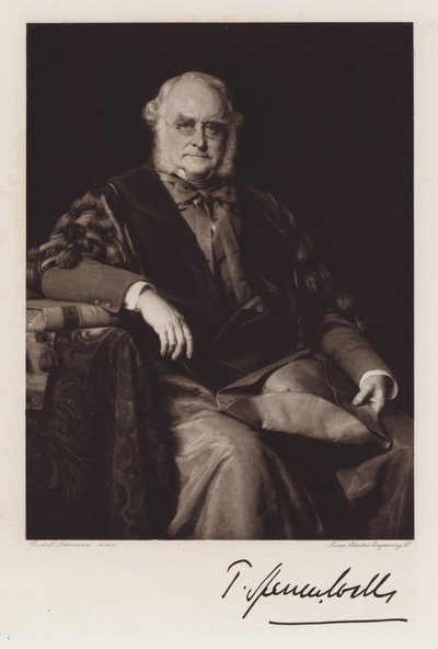 Sir Thomas Spencer Wells (litho) tekijältä Rudolf Lehmann