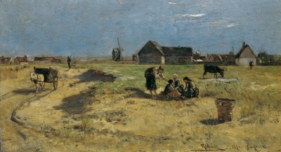 Landschaft aus Cayeux tekijältä Rudolf Ribarz