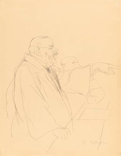 München Oikeussalissa tekijältä Rudolf Schlichter