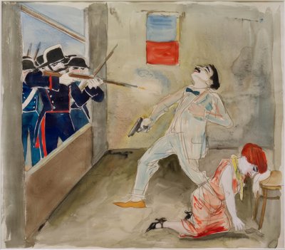 Anarkisti Moron kuolema tekijältä Rudolf Schlichter