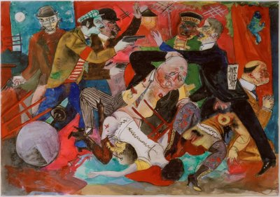 Ryöstö bordellissa tekijältä Rudolf Schlichter