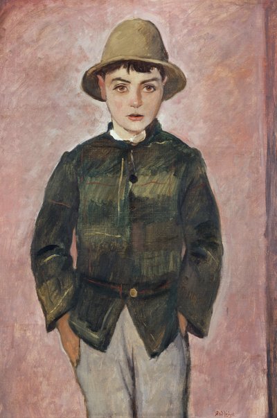Country Boy, noin 1928 (öljy kankaalle) tekijältä Rudolf Vejrych