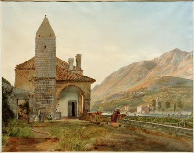 Das Franziskanerkloster im Omblatal bei Ragusa tekijältä Rudolf von Alt