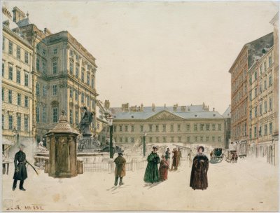 Wienin uudet markkinat tekijältä Rudolf von Alt