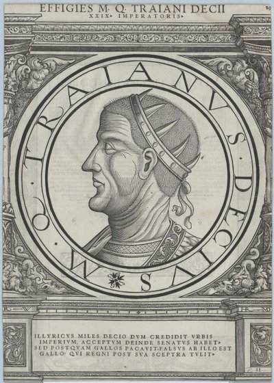 Rooman keisari Decius (painettu) tekijältä Rudolph Wyssenbach