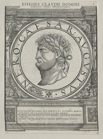 Rooman keisari Nero (painettu) tekijältä Rudolph Wyssenbach