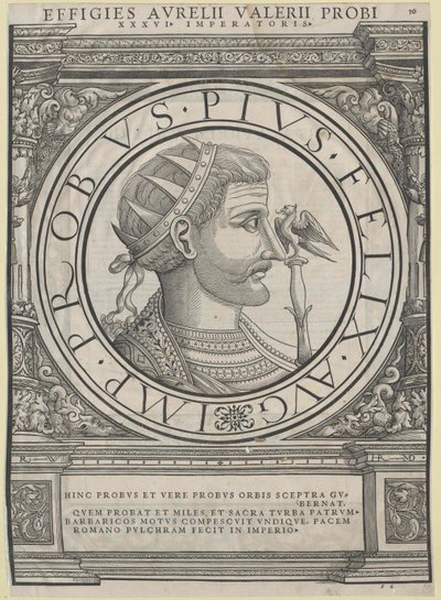 Rooman keisari Probus (painettu) tekijältä Rudolph Wyssenbach