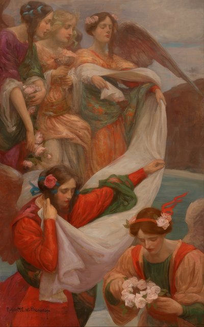 Laskeutuvat enkelit tekijältä Rupert Bunny