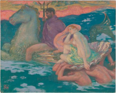 Poseidon ja Amphitrite tekijältä Rupert Bunny