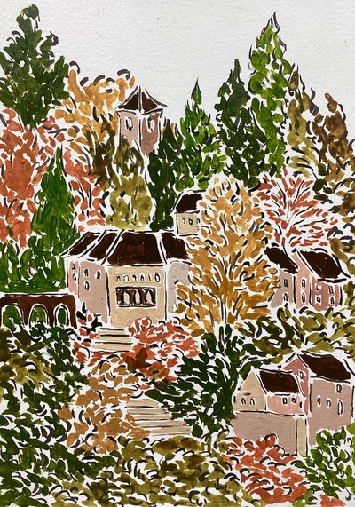 Syksyn kukkulakylä tekijältä Rushati Chowdhury