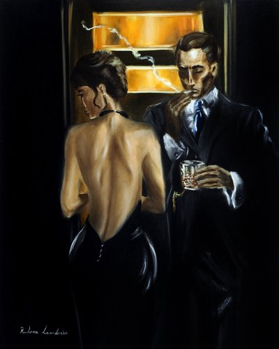 Savua ja silkkiä, 2025 (öljy kankaalle) tekijältä Ruslana Levandovska