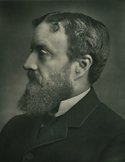 The Right Honorable Sir Michael Edward Hicks-Beach, Baronet, c1899. tekijältä Russell and Sons