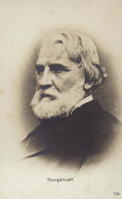 Ivan Turgenev, venäläinen kirjailija, novellikirjailija ja näytelmäkirjailija tekijältä Russian Photographer
