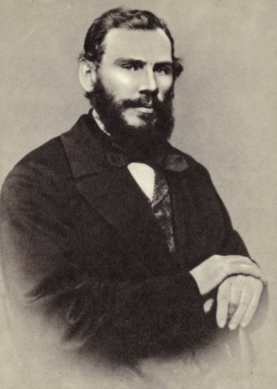 L N Tolstoi, Moskova, 1862 tekijältä Russian Photographer