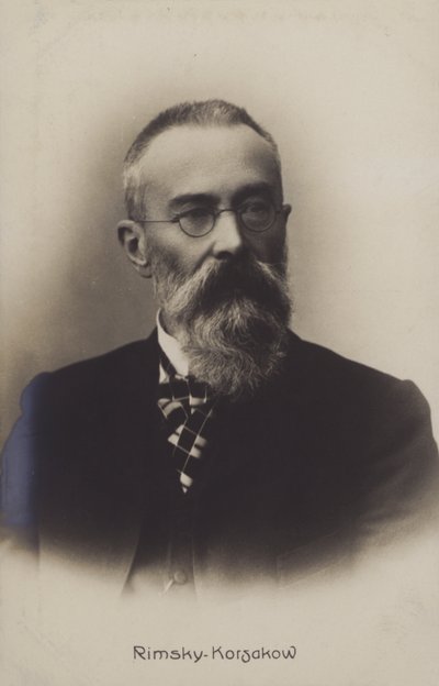 Nikolai Rimski-Korsakov, venäläinen säveltäjä. tekijältä Russian Photographer