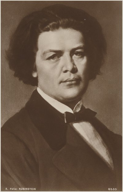 Anton Rubinsteinin muotokuva tekijältä Russian School