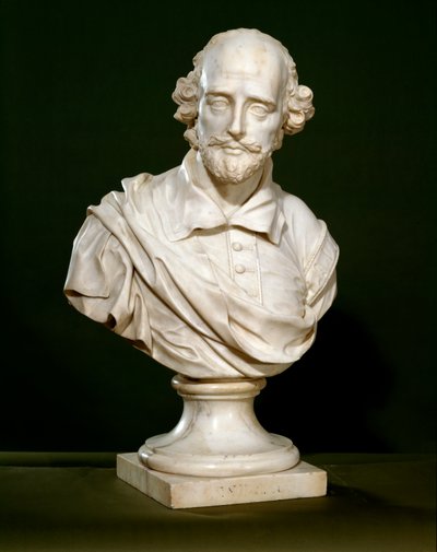 William Shakespearen rintakuva, 1760 tekijältä Rysbrack