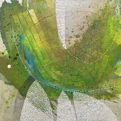 Elävä vihreä tekstuuri tekijältä SAN STARLING
