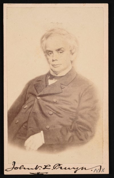 John V. L. John VanSchaick Lansing Pruynin muotokuva 1811-1877, ennen vuotta 1877. tekijältä SJ Thompson